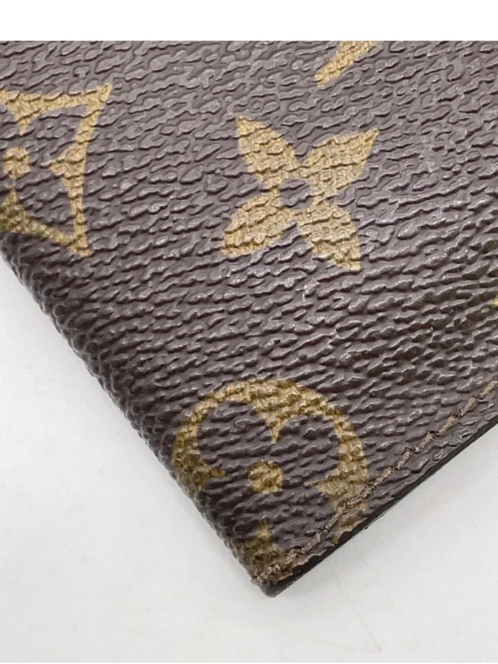 Auth Louis Vuitton Monogram Porte Cartes Credit Wallet